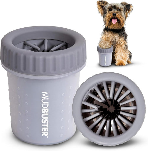 Mudbuster Portable Dog Paw Cleaner - Premium Quality, Blue, Small Size for Pet Supplies and Accessories